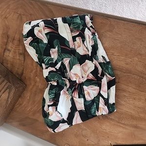 EXPRESS FLORAL CROPPED TUBE TOP